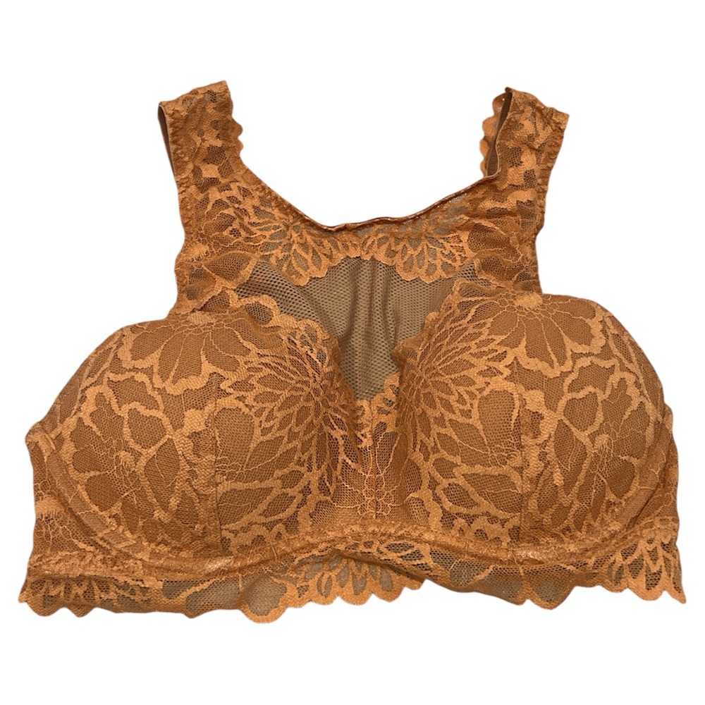 Pink by Victoria’s Secret Lace Bralette Bra Pullover‎ Underwire, Size Small